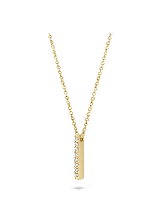 Blush Ketting van 14 karaat geelgoud met zirkonia 3062YGO - detail 2 geelgoud