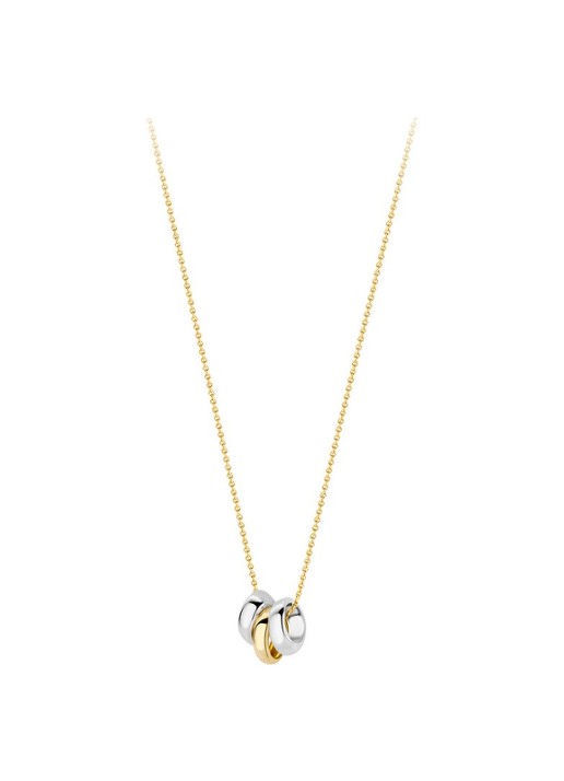 Blush Ketting van 14 karaat wit- en geelgoud 3055BGO - detail 3 goud