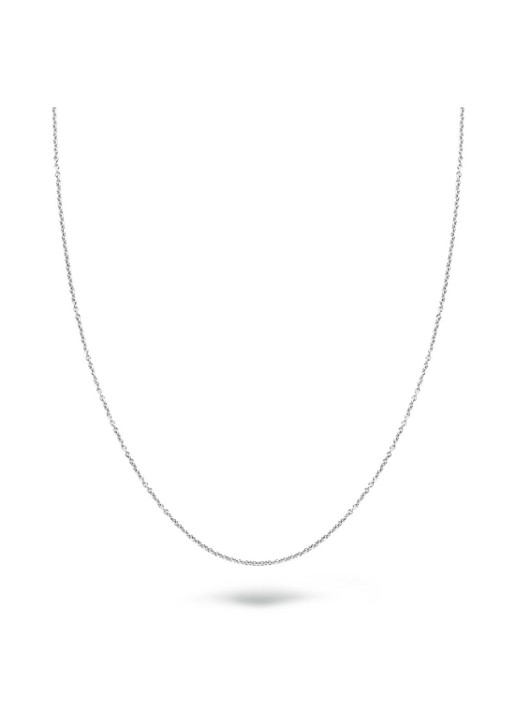 Blush Ketting van 14 karaat witgoud 3058WGO - voorkant 2 witgoud