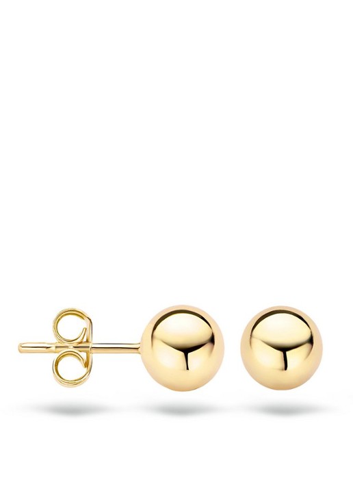 Blush Oorknopjes van 14 karaat geelgoud 7123YGO - detail 4 goud