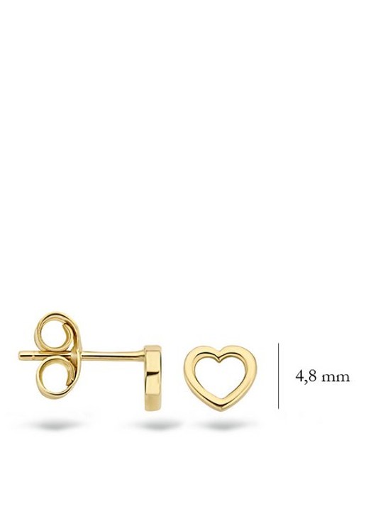 Blush Oorknopjes van 14 karaat geelgoud 7246YGO - detail 2 goud