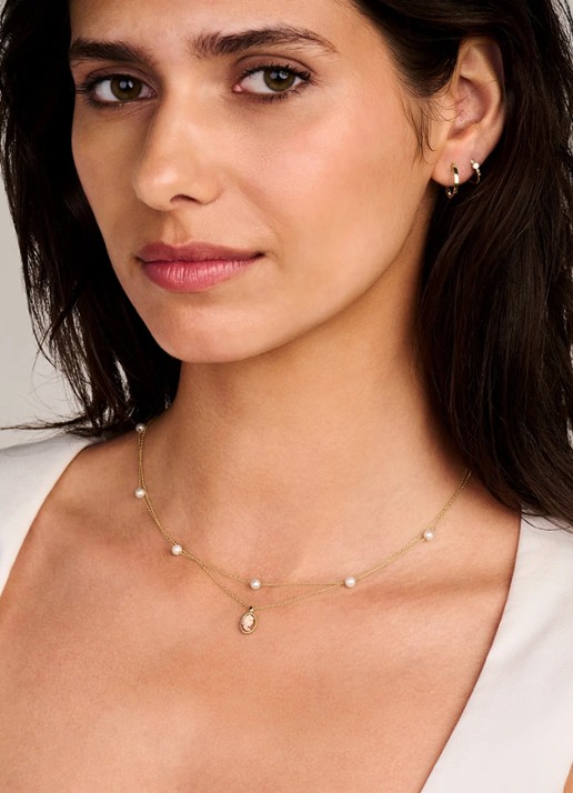 Blush Oorringen van 14 karaat geelgoud 7308YGO - detail goud