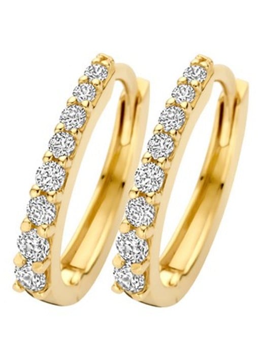 Blush Oorringen van 14 karaat geelgoud 7341YZI
