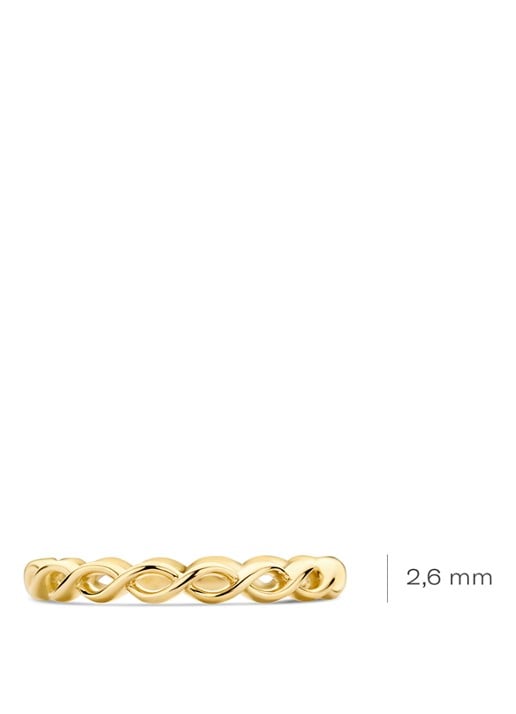 Blush Ring van 14 karaat geelgoud 1245YGO - detail 2 geelgoud