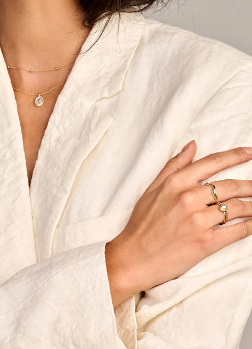Blush Ring van 14 karaat geelgoud 1261YGO - detail 3 goud