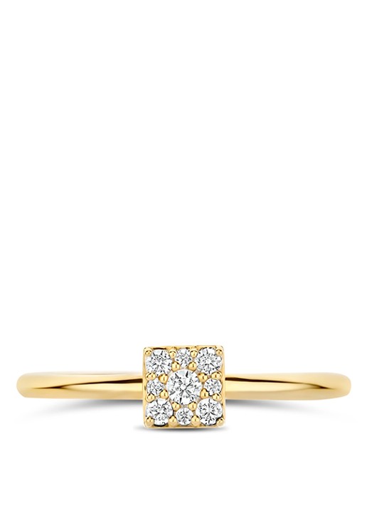 Blush Ring van 14 karaat geelgoud 1278YZI - voorkant 4 goud