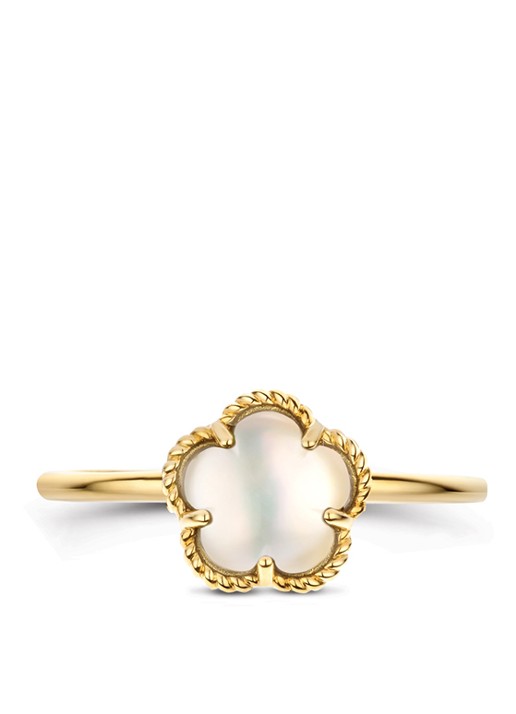 Blush Ring van 14 karaat geelgoud 1280YMQ  - detail geelgoud