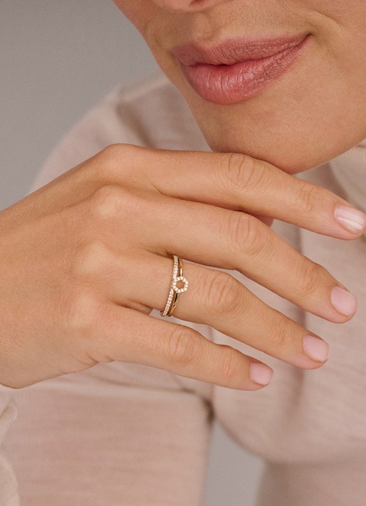 Blush Ring van 14 karaat geelgoud 1287YZI - voorkant 2 undefined