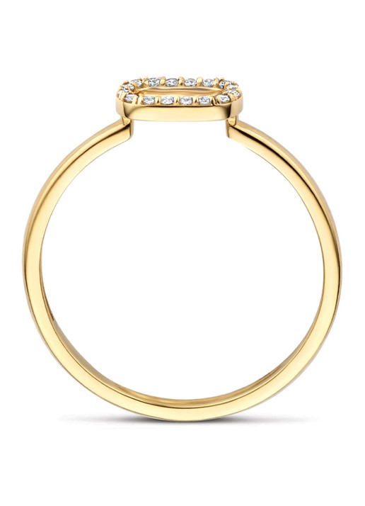 Blush Ring van 14 karaat geelgoud 1289YZI  - detail 2 geelgoud