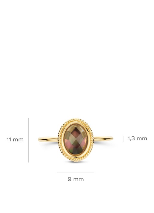 Blush Ring van 14 karaat geelgoud 1291YBQ  - detail 3 undefined