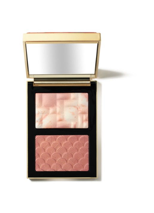 Bobbi Brown Blush & Highlight duo - blush & highlighter palette - voorkant sunrise glow
