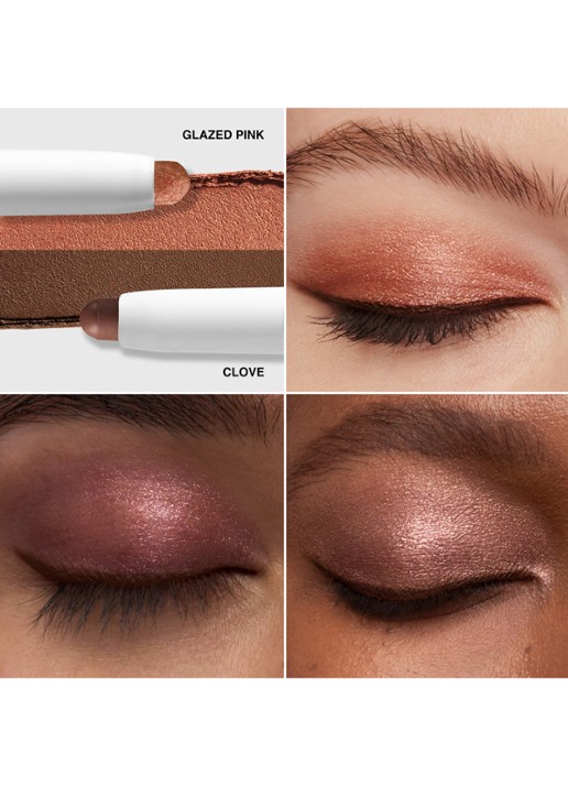 Bobbi Brown Dual-Ended Long-Wear Cream Shadow Stick Duo - oogschaduwstick set - detail 4 mica / iced plum / glazed pink / clove