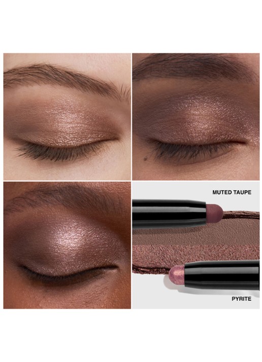 Bobbi Brown Dual-Ended Long Wear Cream Shadow Stick - oogschaduwstick - detail 4 muted taupe / pyrite