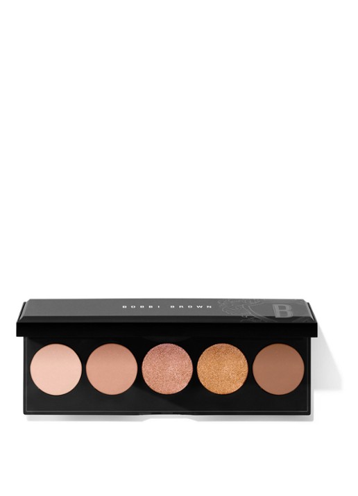 Bobbi Brown Eyeshadow Nude - oogschaduw palette - voorkant 201 peach nudes