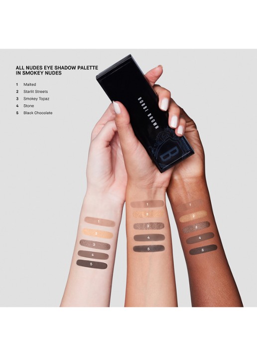 Bobbi Brown Eyeshadow Nude - oogschaduw palette - detail 4 301 smokey nudes