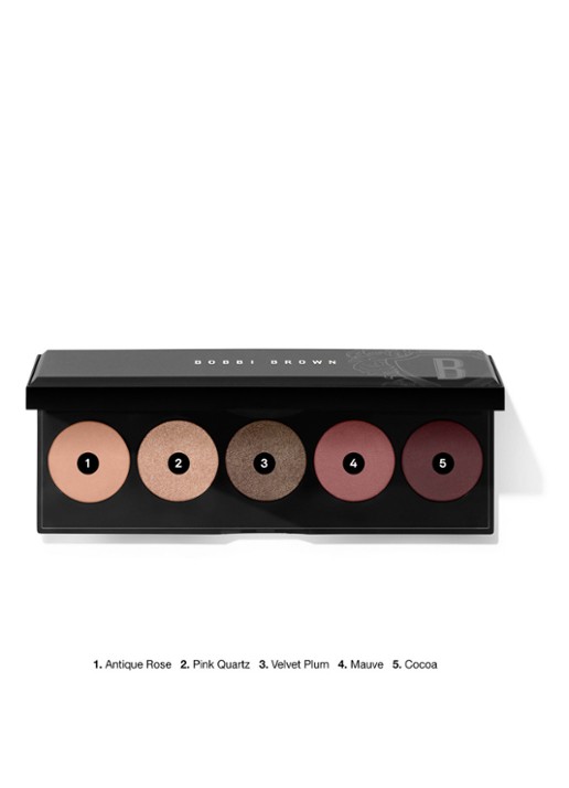 Bobbi Brown Eyeshadow Nude - oogschaduw palette - achterkant 8 401 rosey nudes