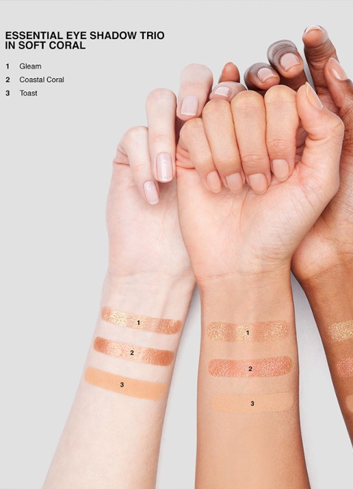 Bobbi Brown Eyeshadow Trio Soft Coral - oogschaduw palette - detail 5 soft coral