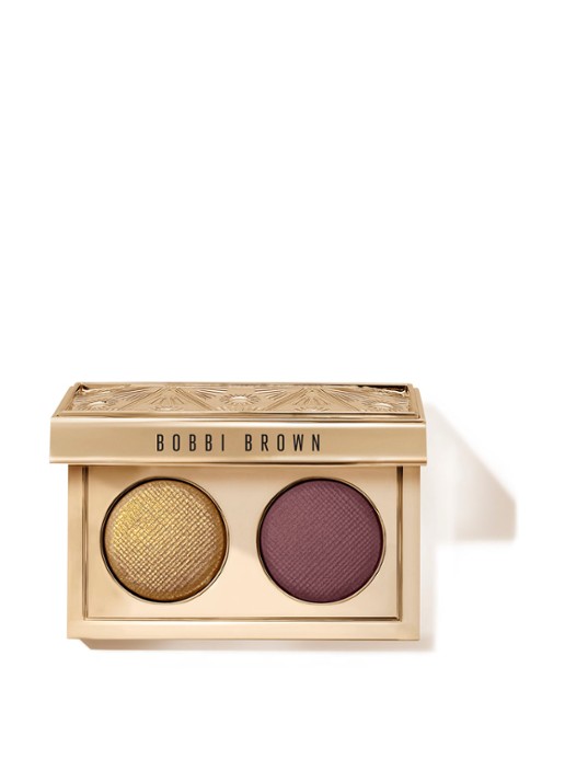 Bobbi Brown Luxe Eye Shadow Duo - Limited Edition oogschaduw palette - voorkant 5 dancefloor glam