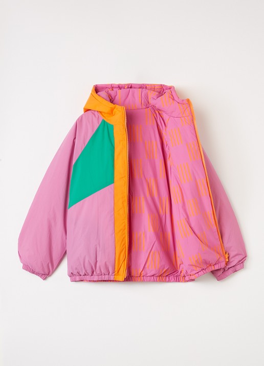 BOBO CHOSES Almost Moire reversible jack - detail roze