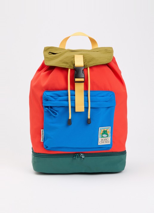 BOBO CHOSES Beast Tag rugzak met colour blocking
