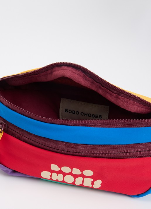 BOBO CHOSES Bolder heuptas met logo - detail multicolor