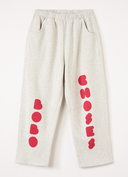 BOBO CHOSES Bolder straight fit joggingbroek met logoprint