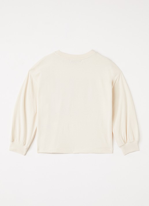 BOBO CHOSES Booo longsleeve met logoprint - voorkant 3 lichtroze