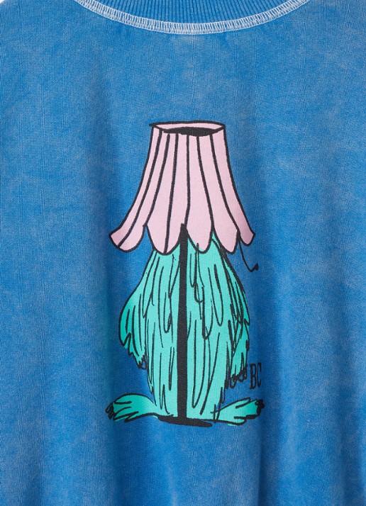 BOBO CHOSES Hidden Monster sweater met print - detail blauw
