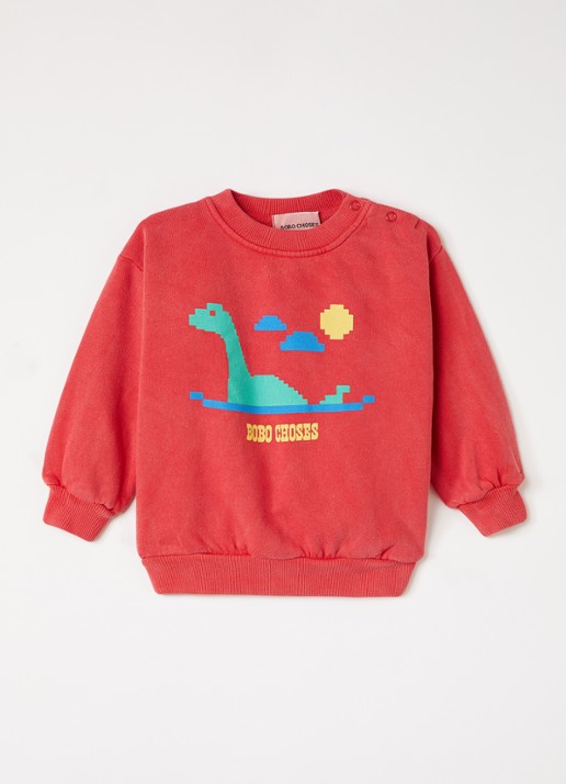 BOBO CHOSES Lake Monster sweater met print
