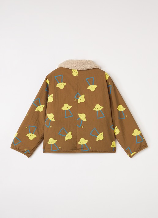BOBO CHOSES Reversible jack van teddy - achterkant 3 bruin
