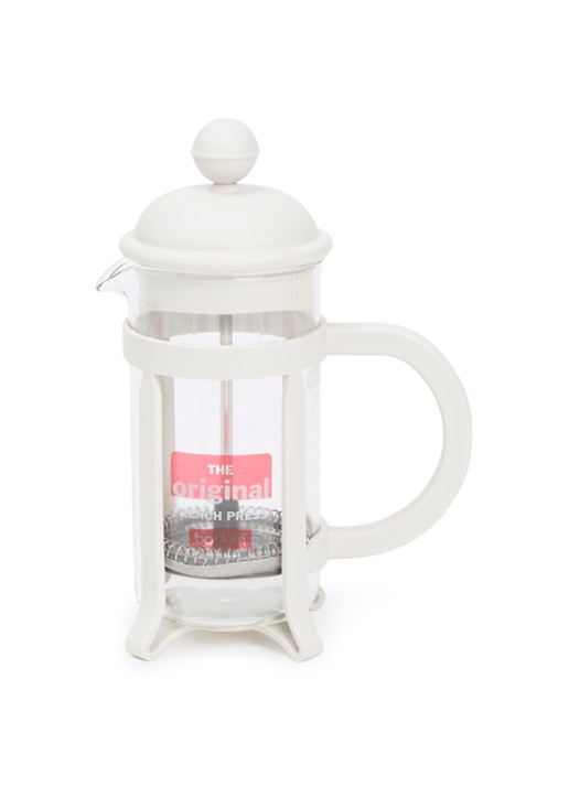 Bodum Java cafetière 3-kops - voorkant wit