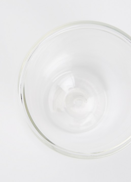 Bodum Pavina ristrettoglas 8 cl set van 2 - voorkant 2 transparant