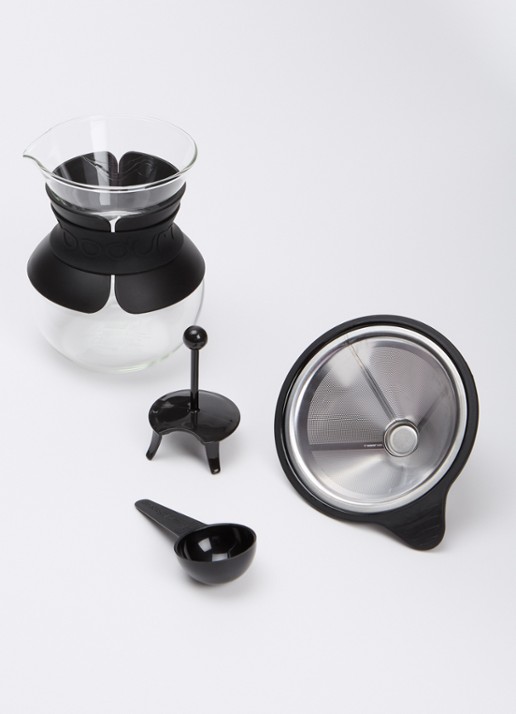Bodum Pour Over koffiemaker 0,5 liter - voorkant 2 zwart