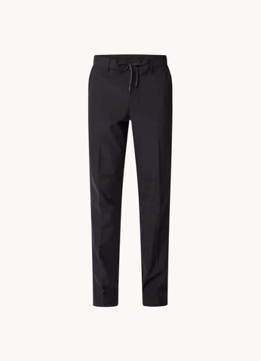 Boggi Milano B-Tech slim fit pantalon met steekzakken