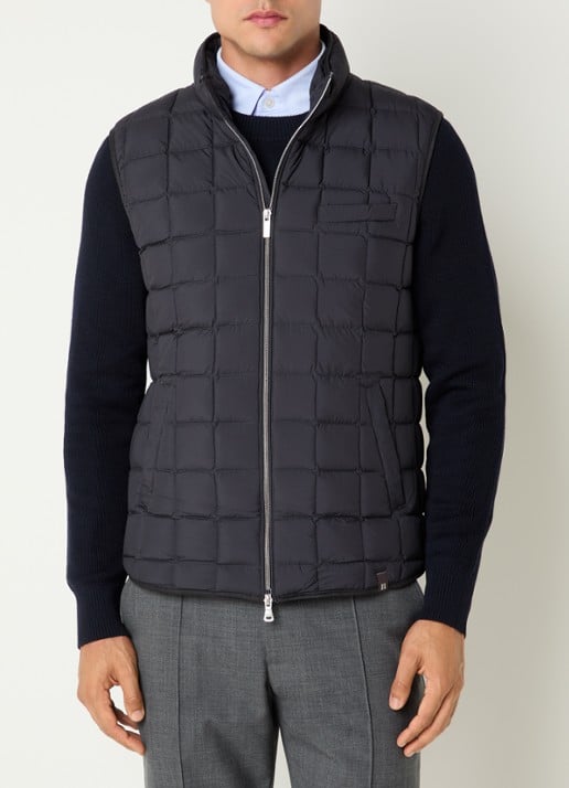 Boggi Milano Bodywarmer met opstaande kraag