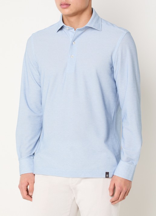 Boggi Milano Regular fit overhemd met stretch