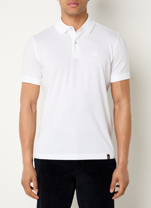 Boggi Milano Regular fit polo met logoprint