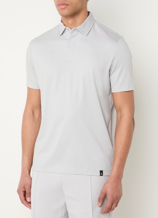 Boggi Milano Regular fit polo met stretch