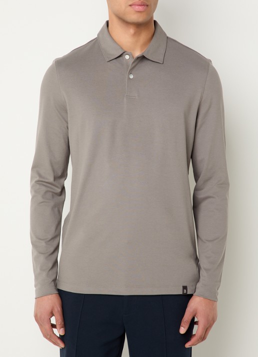 Boggi Milano Regular fit polo met stretch
