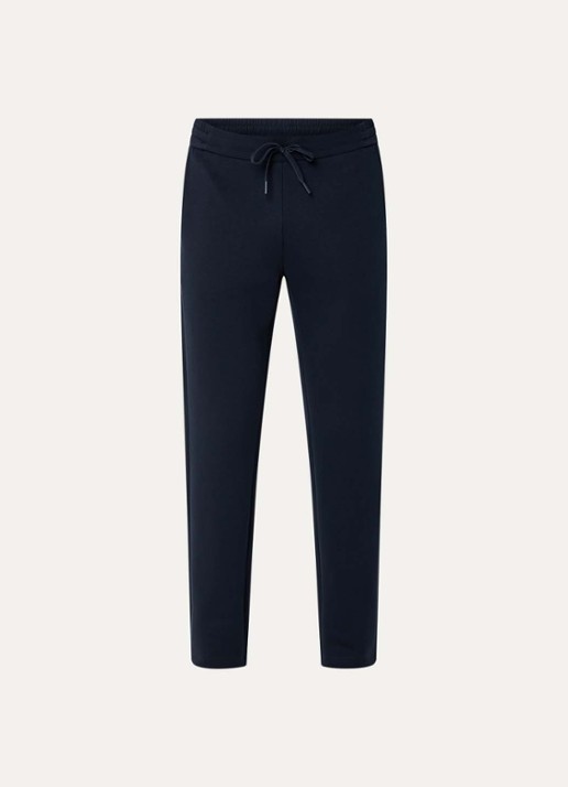 Boggi Milano Slim fit chino met steekzakken - voorkant 4 donkerblauw