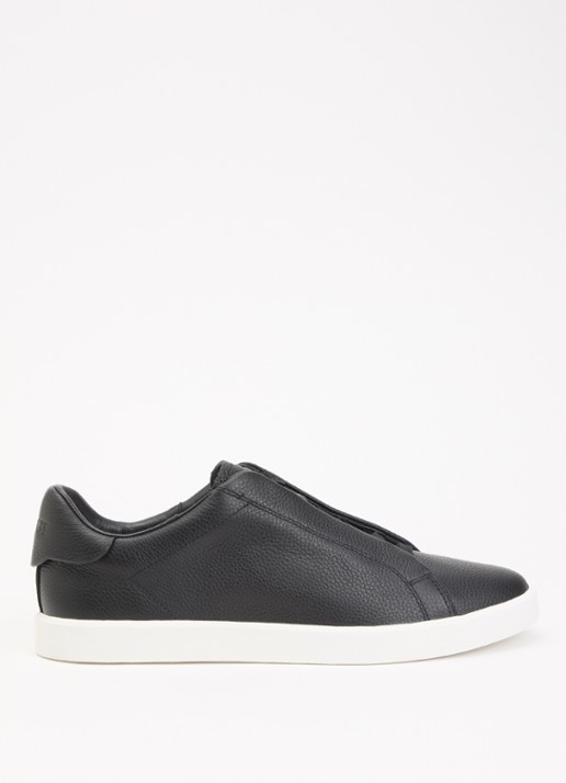 Boggi Milano Sneaker van leer met logo
