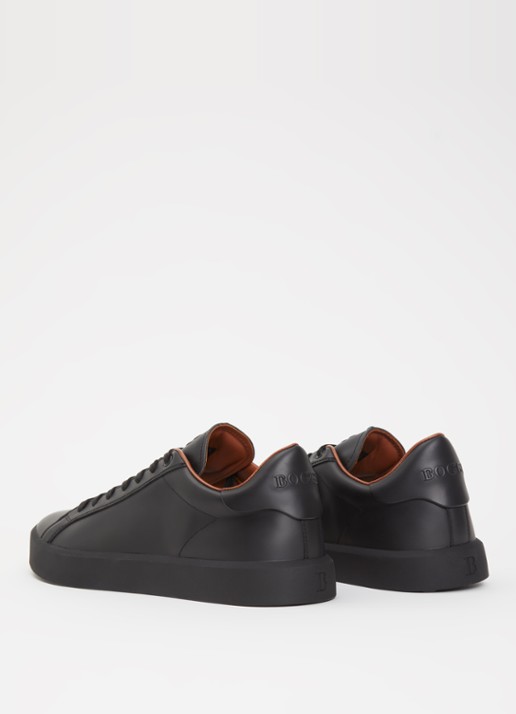 Boggi Milano Sneaker van leer - achterkant 5 zwart