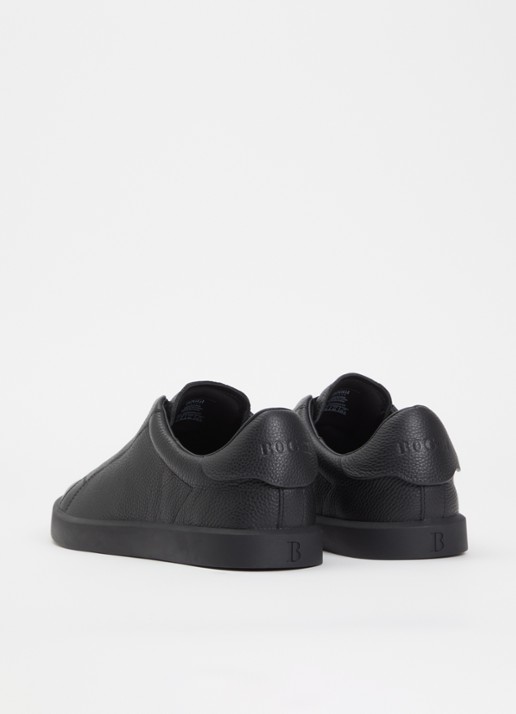 Boggi Milano Sneaker van leer - achterkant 5 zwart