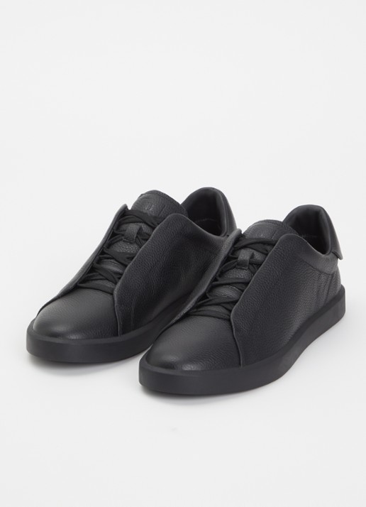 Boggi Milano Sneaker van leer - detail 2 zwart
