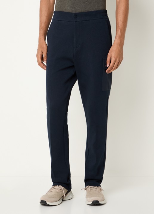 Boggi Milano Straight fit chino met steekzakken