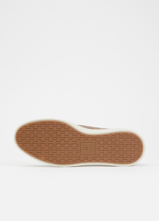 Boggi Milano Stratus slip-on van suède - detail 4 lichtbruin