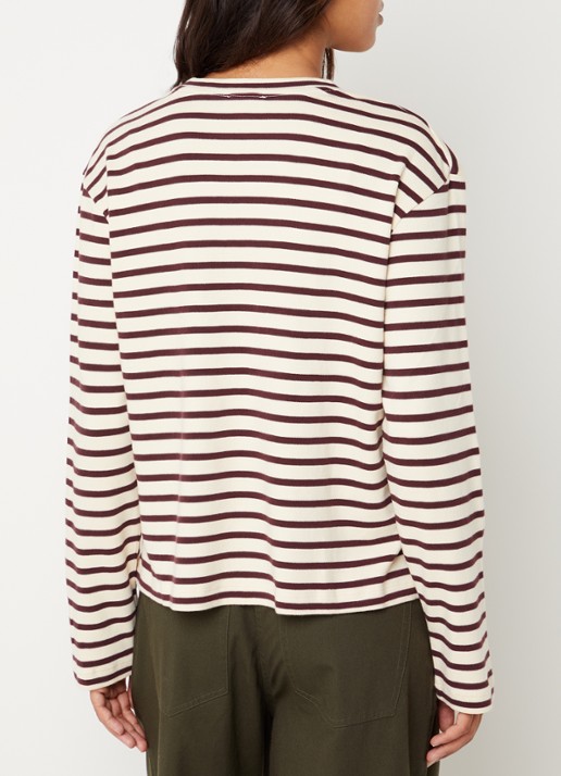 Boii Studios Nete longsleeve met print - achterkant 4 beige