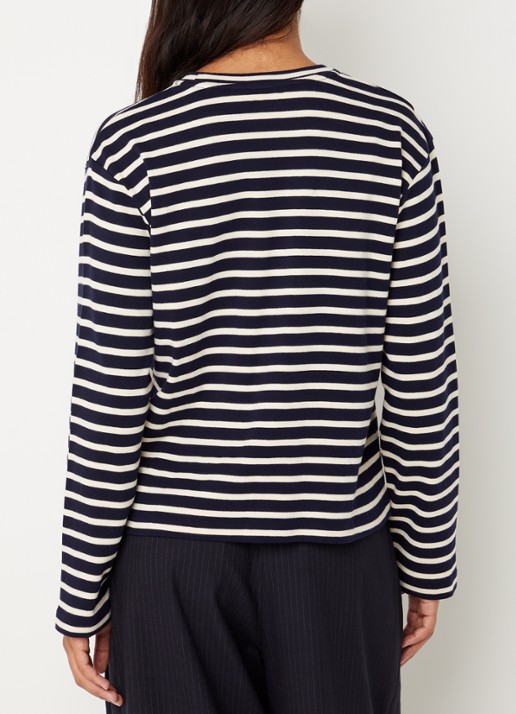 Boii Studios Nete longsleeve met print - achterkant 4 donkerblauw