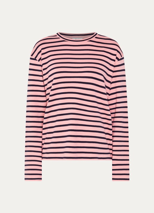 Boii Studios Nete longsleeve met print - voorkant 3 roze