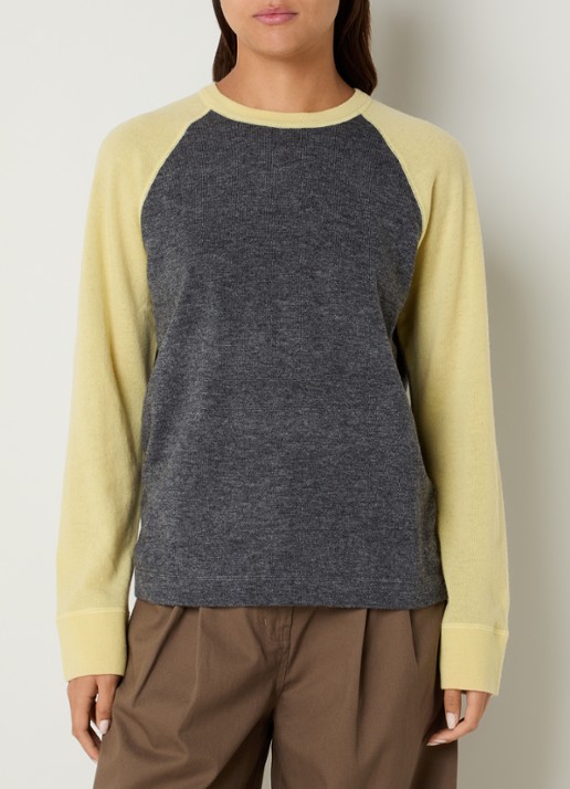 Boii Studios Pullover in wolblend met ronde hals